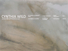 Tablet Screenshot of cynthiawild.co.uk